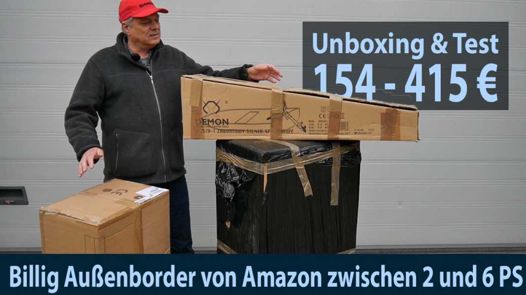 BooteTV - Cheap outboards from Amazon // Unboxing & Test