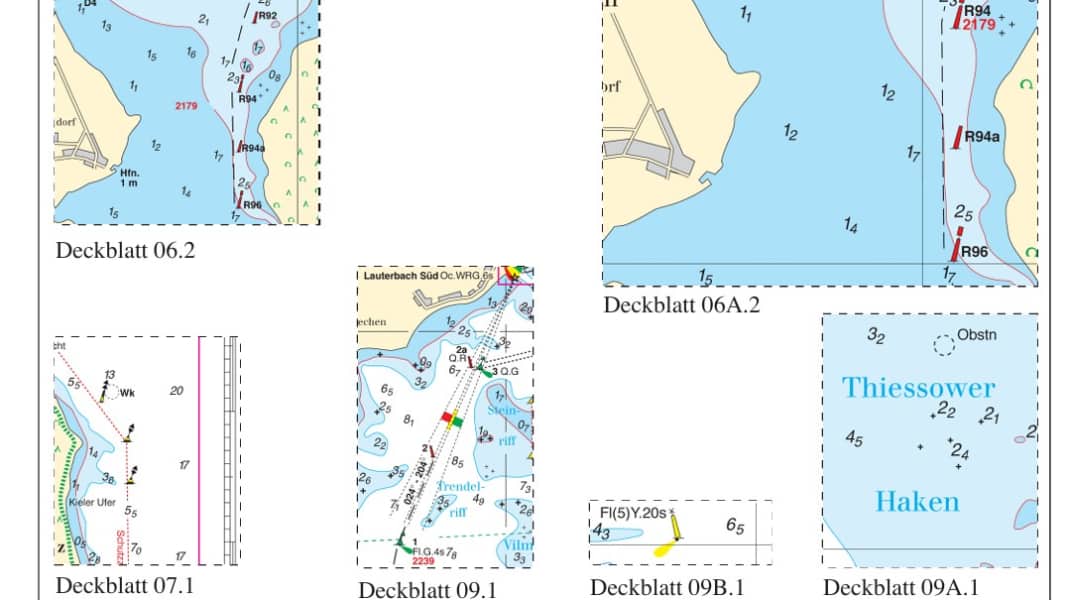 Navigation: Neue DK-Seekarten-Berichtigungssätze für Ostseereviere