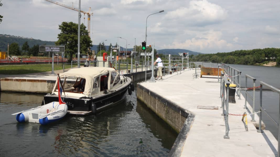 Trier boat lock with new technology