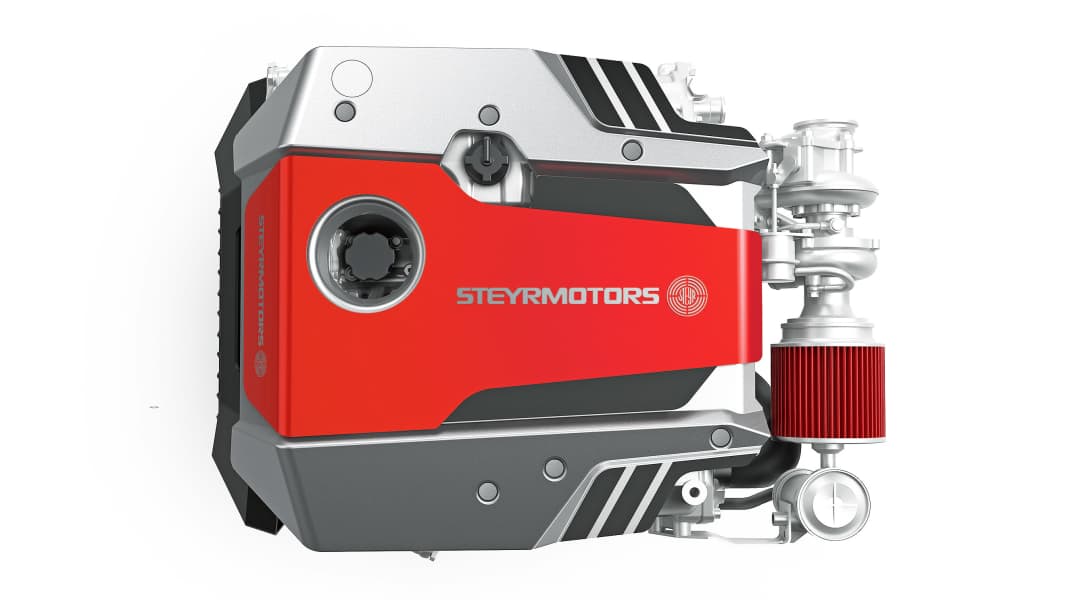 Neuer Motor: Steyr SEC - Form und Funktion