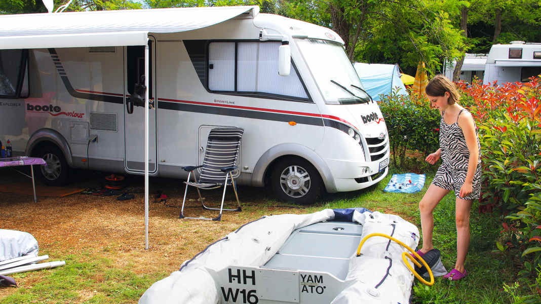 Kroatien: Mit Wohnmobil und Schlauchboot