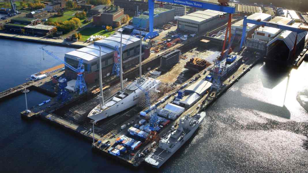 Gigayachts from Kiel: GNY builds hulls for A&R