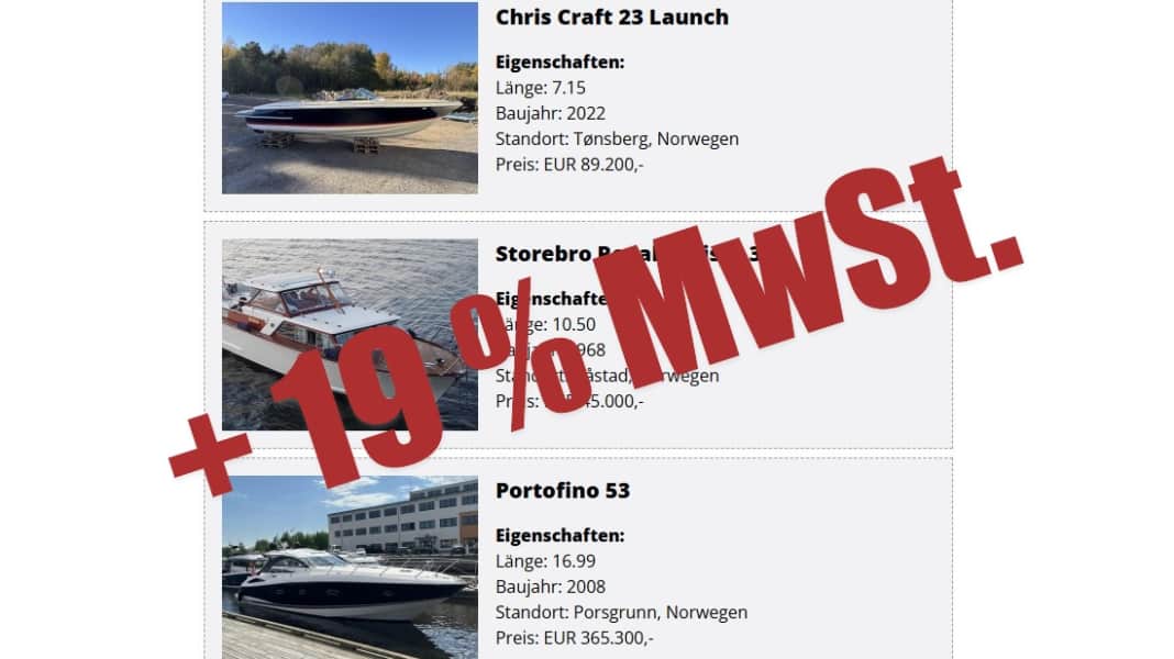 Buying a boat: watch out for the tax trap!