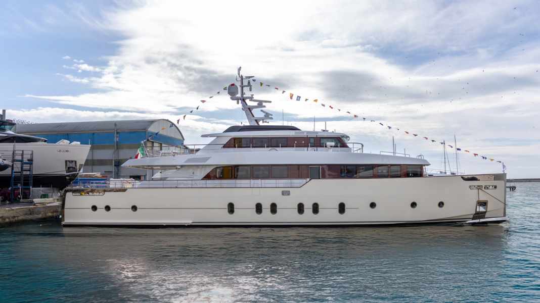 "Pleiades": Codecasa launches new 33.5 metre yacht in Italy
