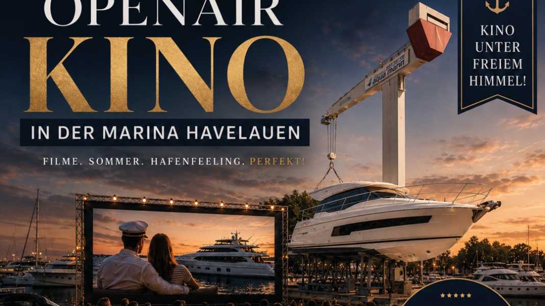 Marina Havelauen à Werder : Cinéma en plein air avec vue sur le port