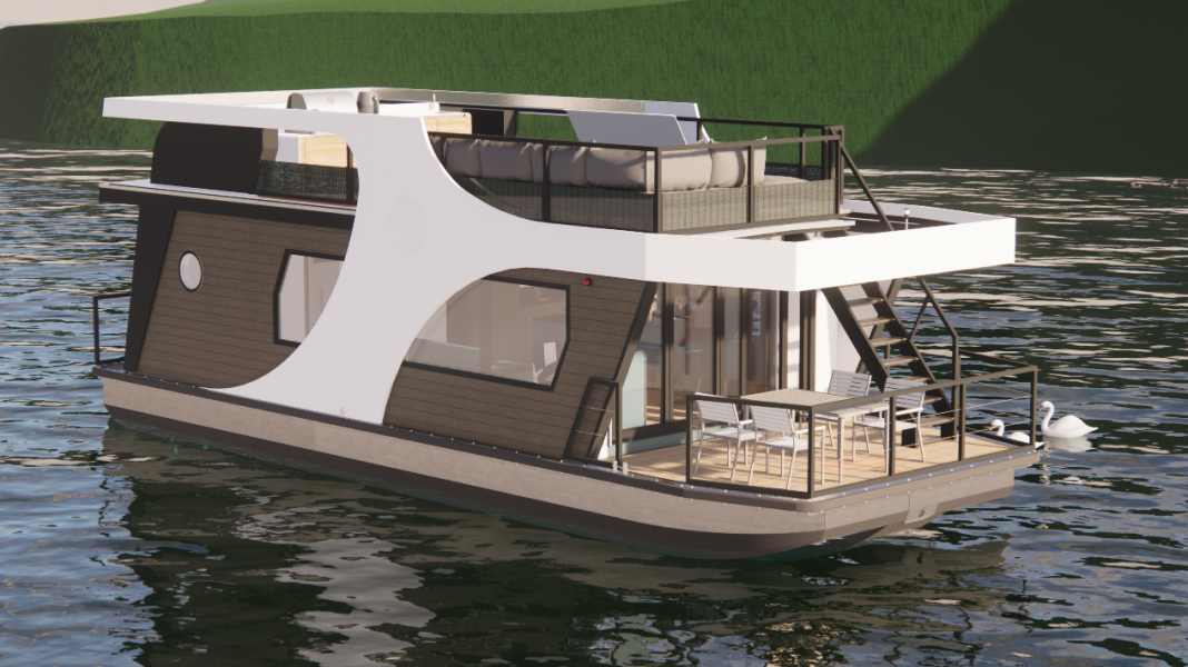 "Kingfisher": Torqeedo and Eichberger Schiffservice develop emission-free houseboat