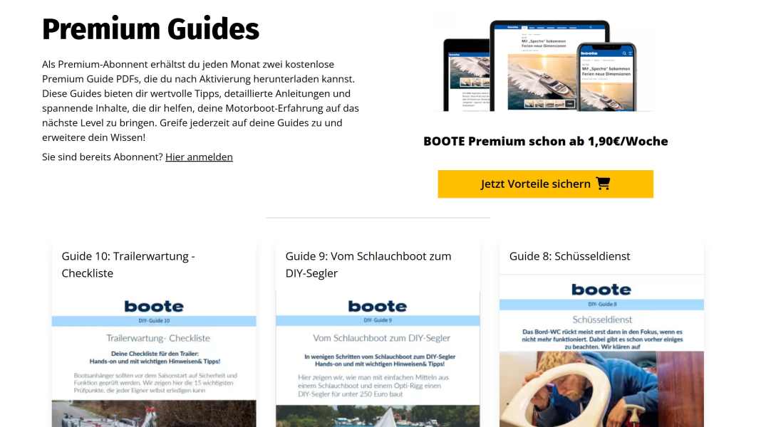 Premium subscription: BOOTE expands its digital offering