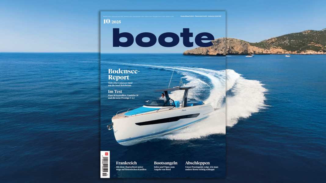 BOOTE 10/25: Practical guides - Towing and fishing by boat