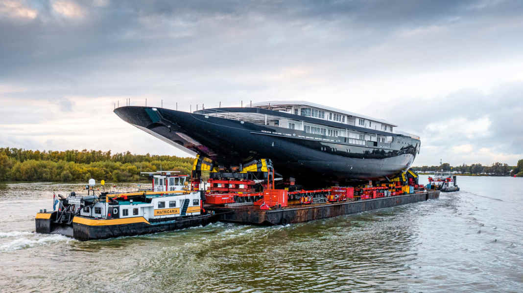 Bezos schooners on their way to Rotterdam