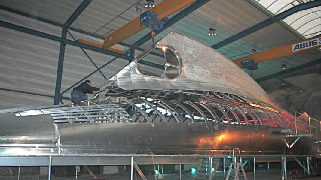 J-Class "Rainbow" sails