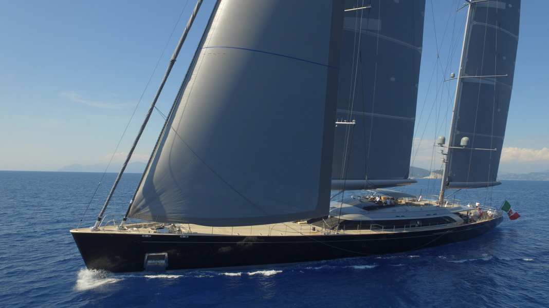 70-Meter-„Sybaris" auf Probefahrt