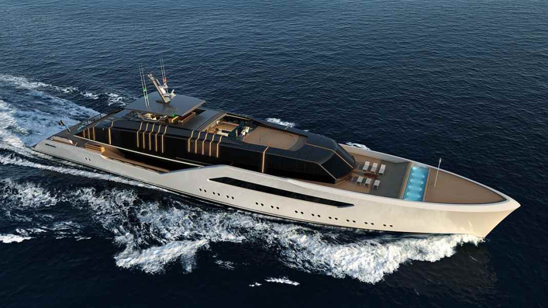 Mega-Flachdecker eines Querdenkers