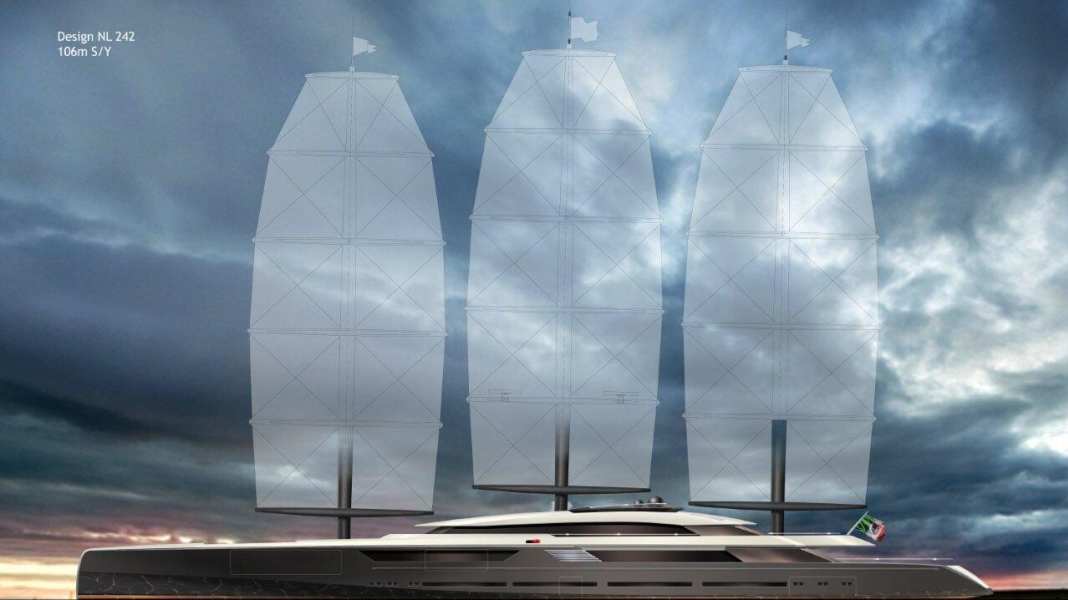 106-Meter-„Solar" mit Dyna-Rigg