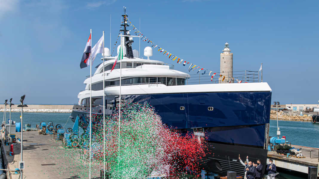 65 metre launch at Benetti