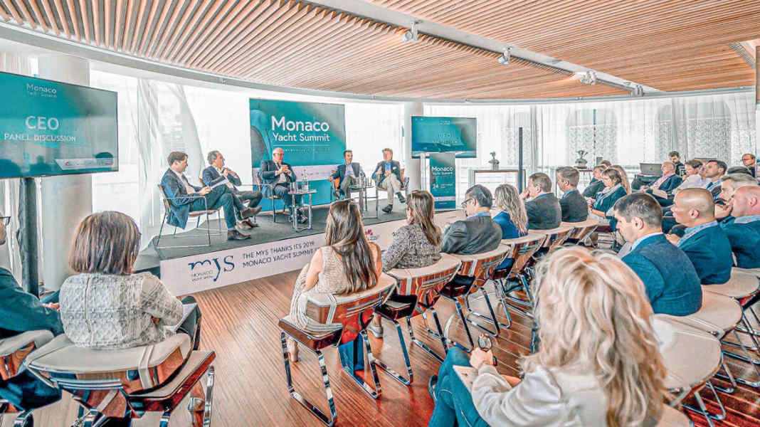 Monaco Yacht Summit within sight