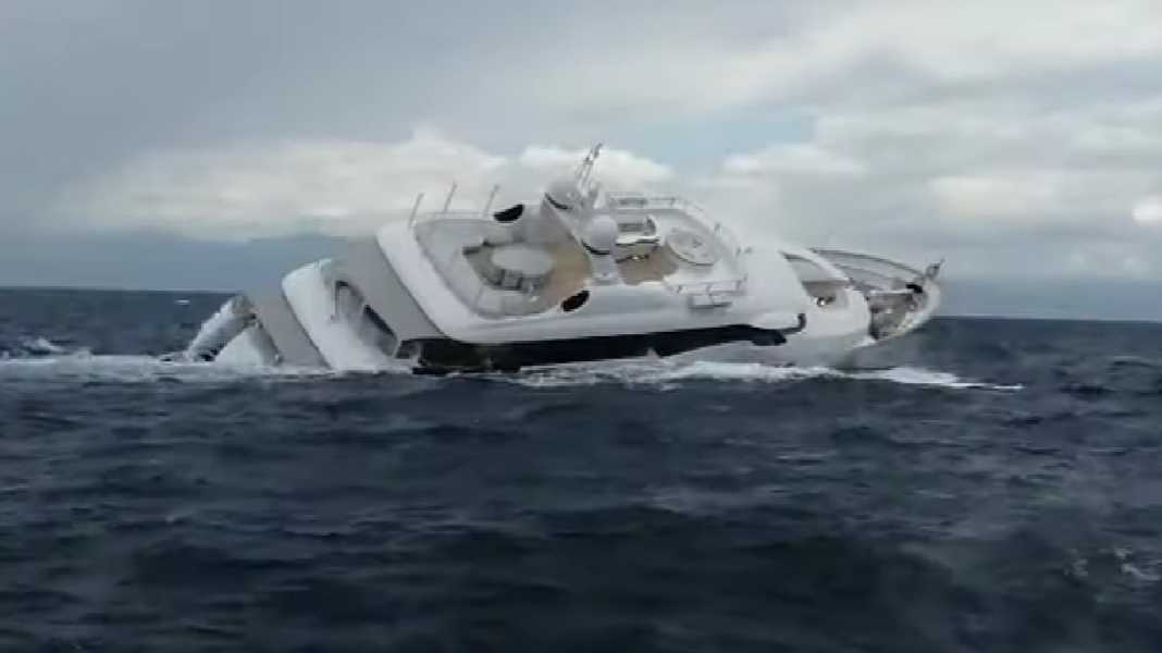 40-metre "Saga" sinks in salvage tow