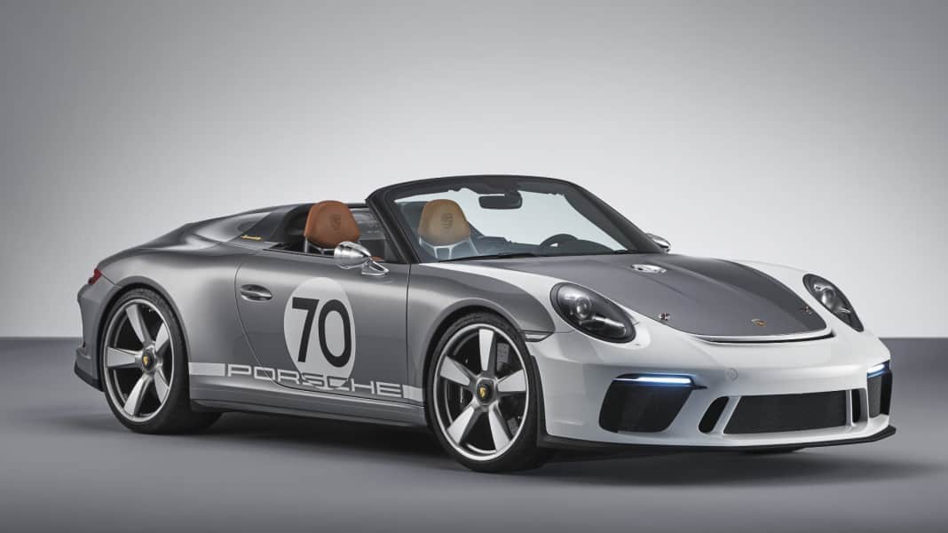 Porsche präsentiert zum 70. Firmenjubiläum Speedster-Studie: Jubiläumsgeschenk
