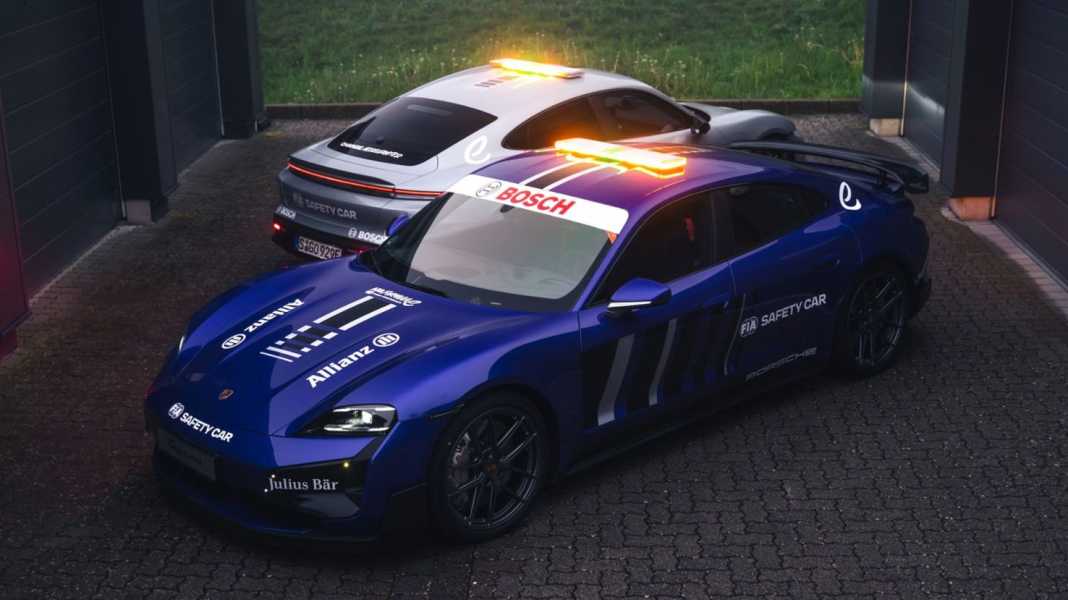 Porsche präsentiert zwei neue Formel-E-Safety-Cars