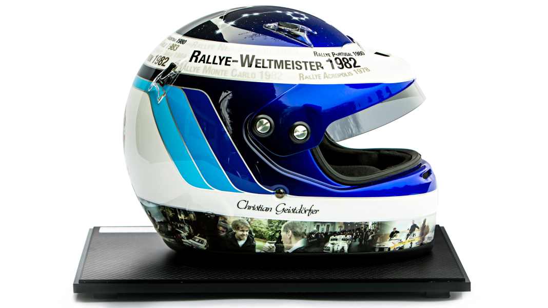 Charity zum 70. Geburtstag von Walter Röhrl: Weltmeisterhelm – Streng limitiert