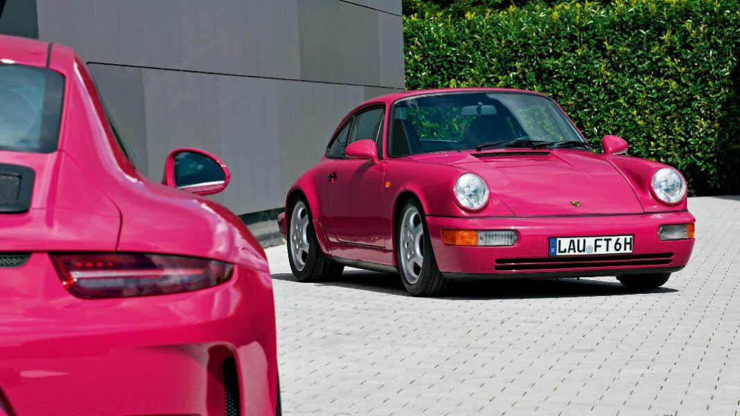 Porsche 911 RS (964) & 911 R (991): Pur wie Purpur