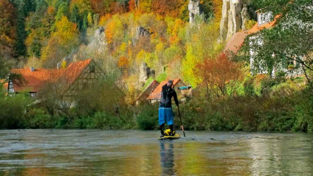 Deutschland: SUP-Flusstour auf der Pegnitz