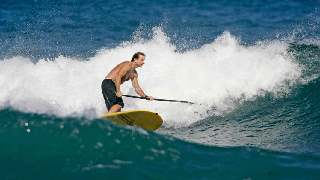 SUP riding technique: Frontside surfing