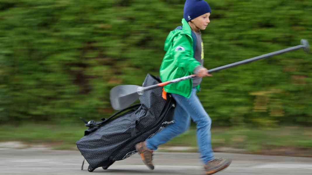 Produkt der Woche: "Eiltransporter" – die 2015er Starboard SUP-Bag mit Rollen