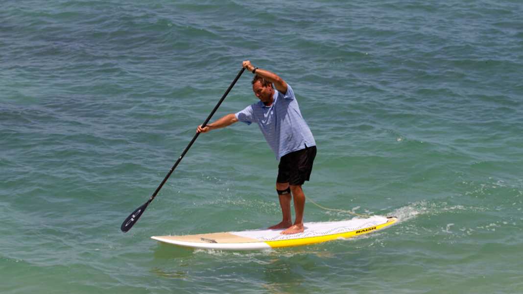 SUP paddle stroke technique