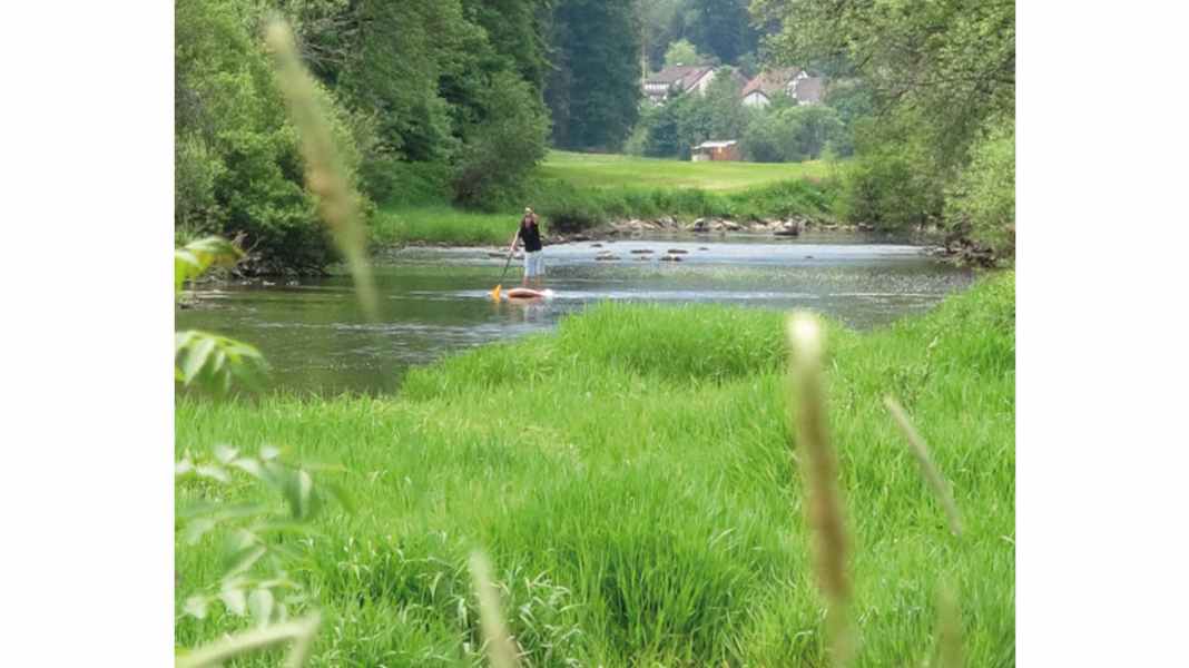 SUP river tours in southern Germany