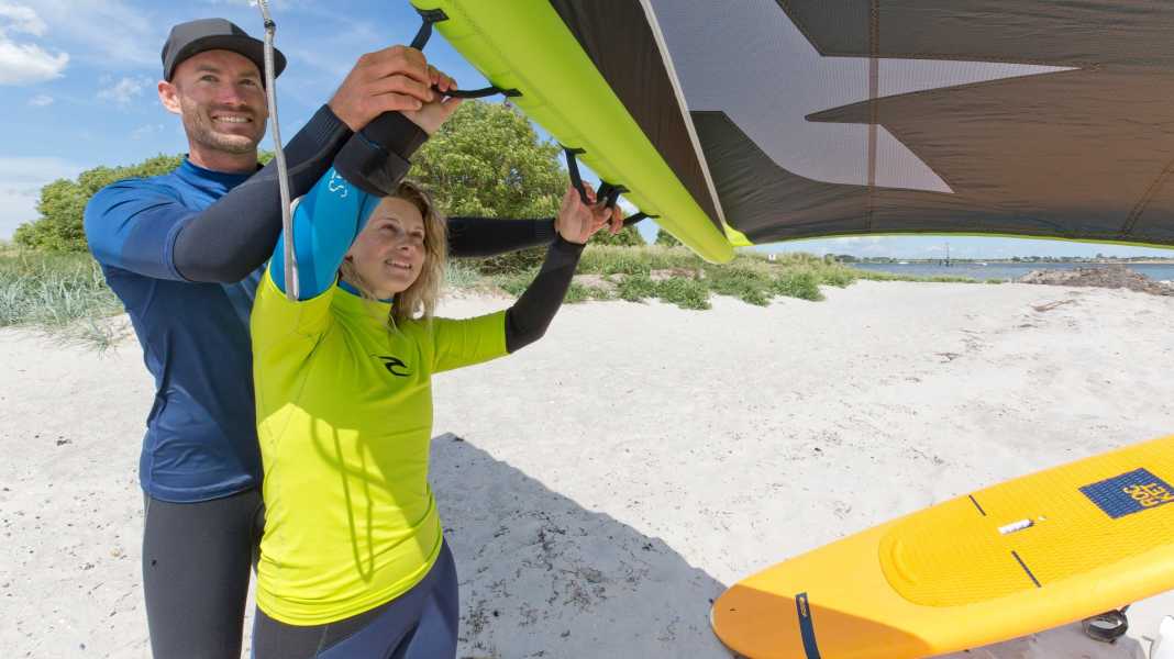 Wingsurf Fehmarn - First wingsurf school opens on Fehmarn