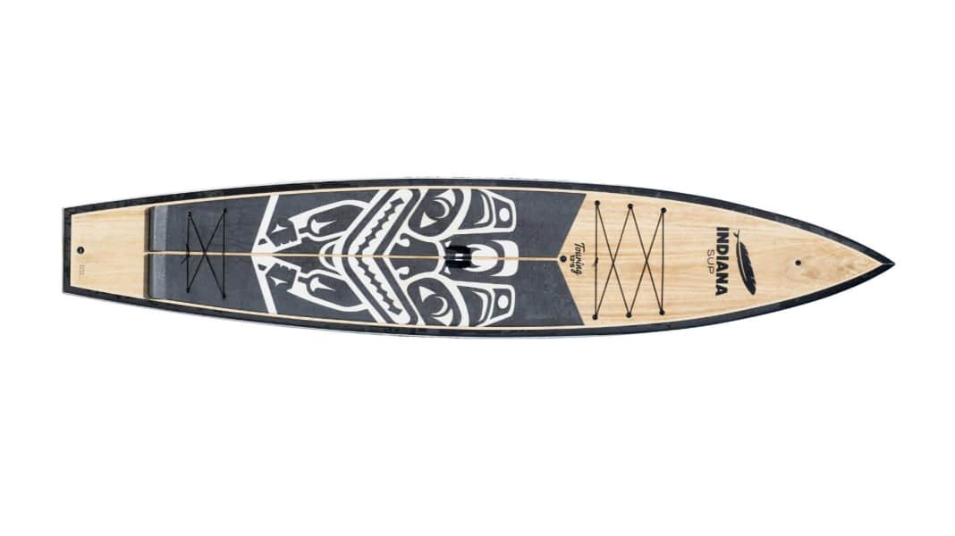 Indiana Touring Carbon/Wood 12'6" x 29": Touring cruiser in a noble outfit in the test