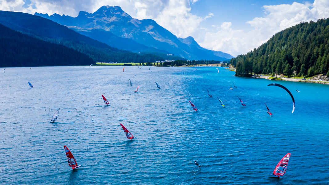 Windsurf- und Wingfoil-Testival am Silvaplana See