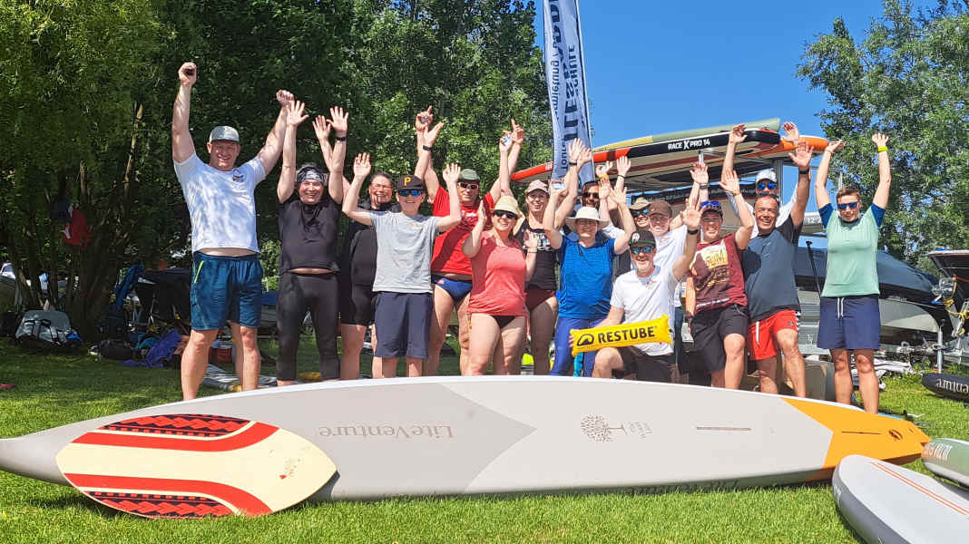 Brettlescamp 2024: SUP tours and testing at Whitsun on Lake Constance