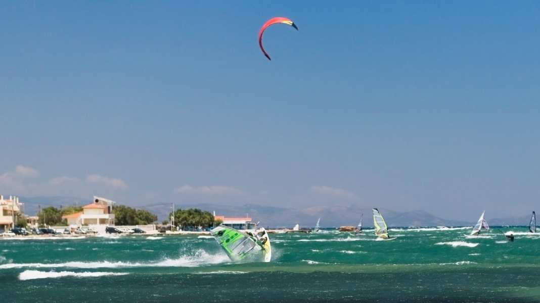 Surfing ban in Greece from wind force 6 - Update