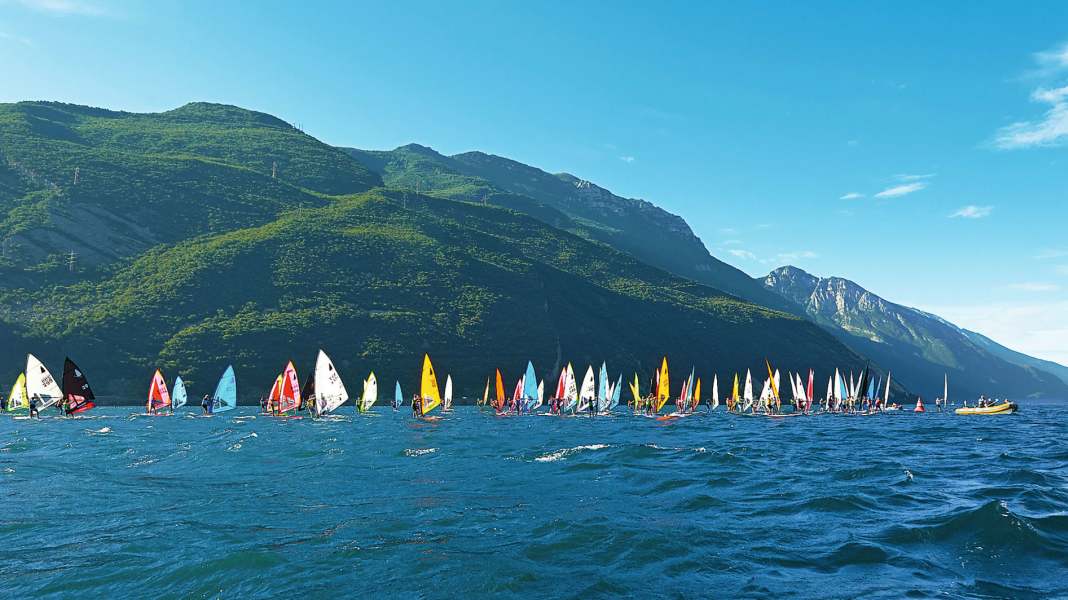 Windsurfer WM am Gardasee