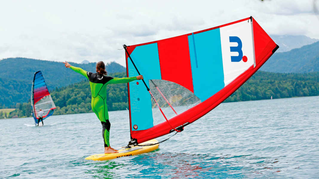 Learn to windsurf - with the right sail