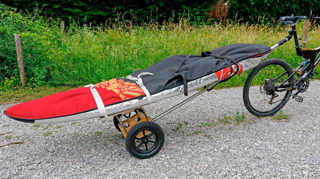 Afterwards: Trailer for board transport