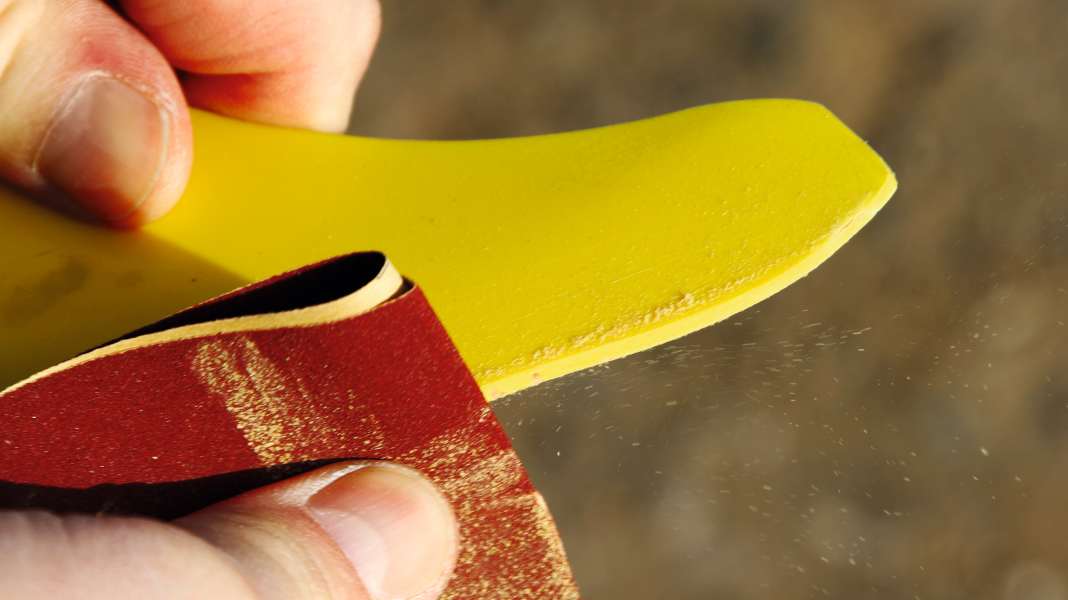 Finnen richtig reparieren – so wird's gemacht!