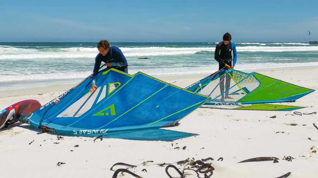 Test wave sails 5.0 - the best sails for waves and strong winds