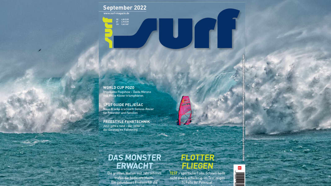 Surf Magazin 9-2022 ist da - das erwartet euch im Heft!