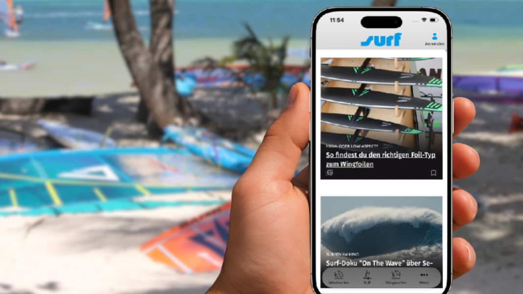 Im App Store und Play Store: Neue surf-App für iOS und Android