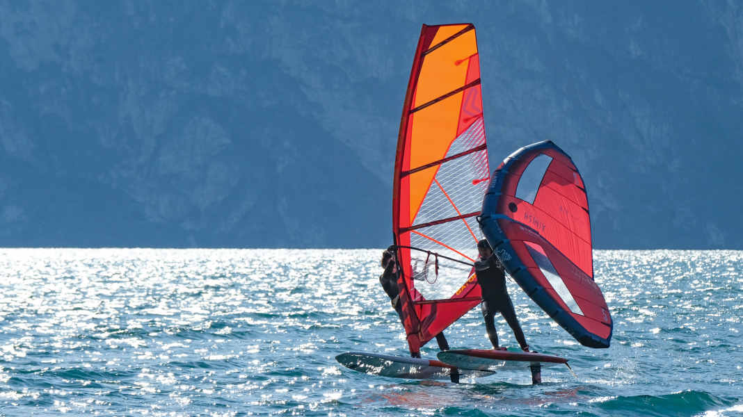 Windfoil, Wing, SUP: Crossoverboard RRD Wassup Foil in test