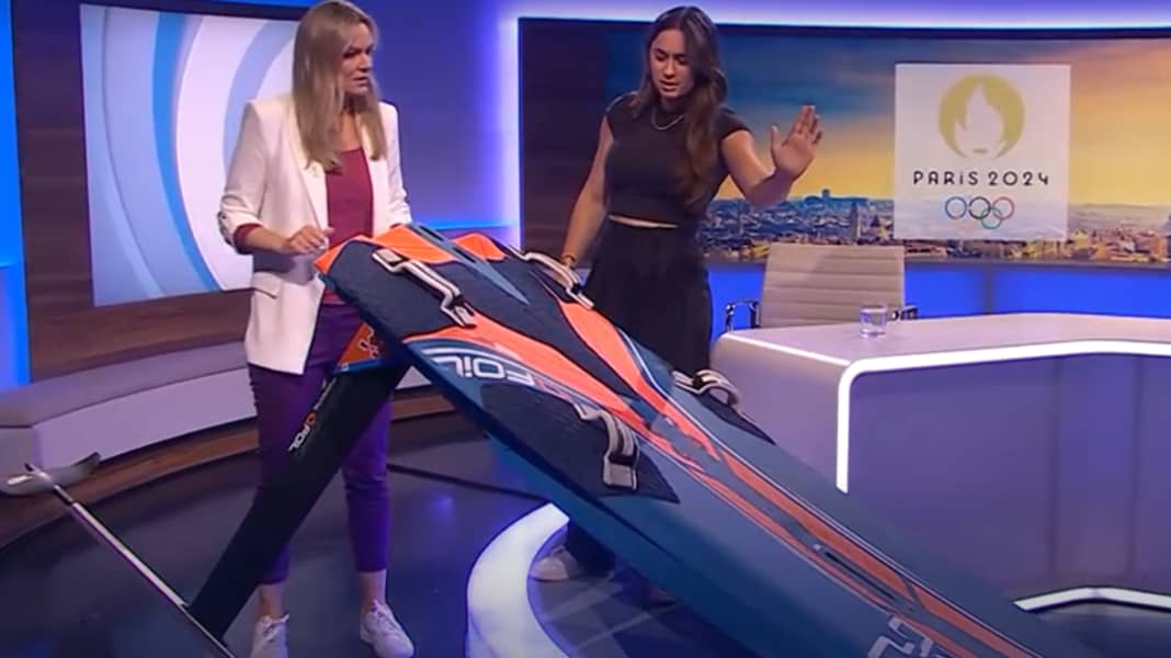 Windsurfen im TV: Theresa Steinlein zu Gast bei “Blickpunkt Sport”
