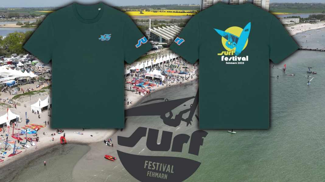 Surf-Festival 2025: Das ist das T-Shirt zum Surf-Festival 2025 - wir verlosen fünf Stück!