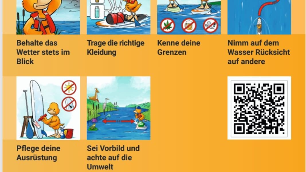 Sicherheits-Aktion: Vier Verbände veröffentlichen gemeinsame SUP-Regeln
