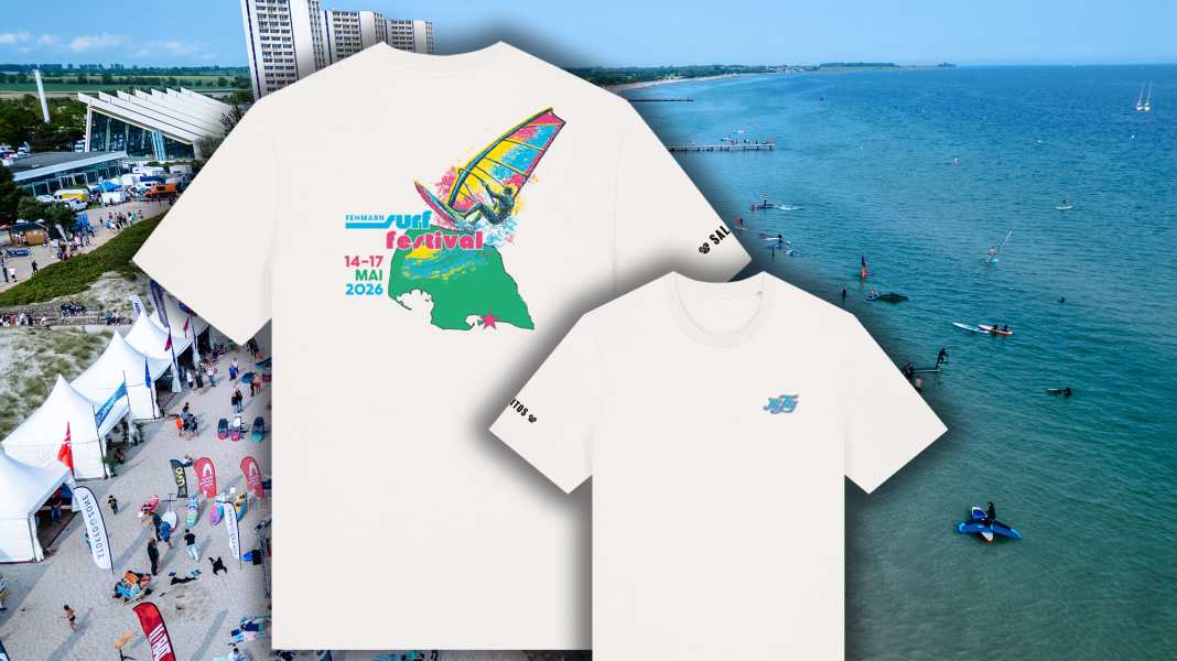 Gewinnspiel: Das ist das T-Shirt zum Surf-Festival powered by SALITOS - wir verlosen fünf Exemplare!