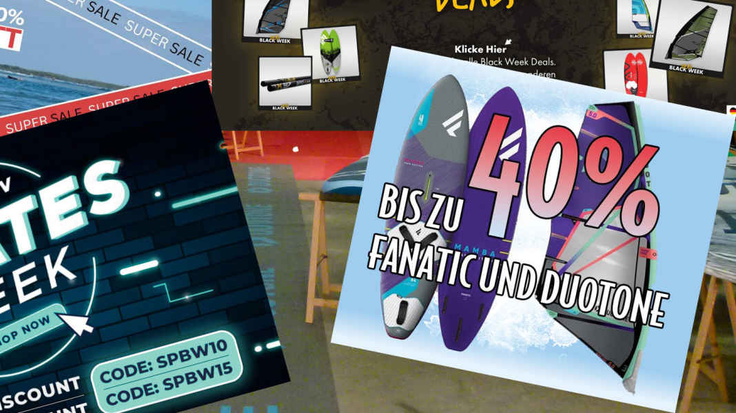 Günstiges Material: Black Friday Week - das sind die Aktionen der Surfshops