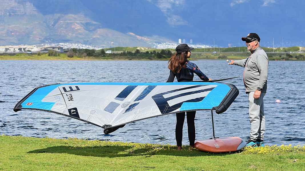 Portrait: The first wingfoil school in South Africa