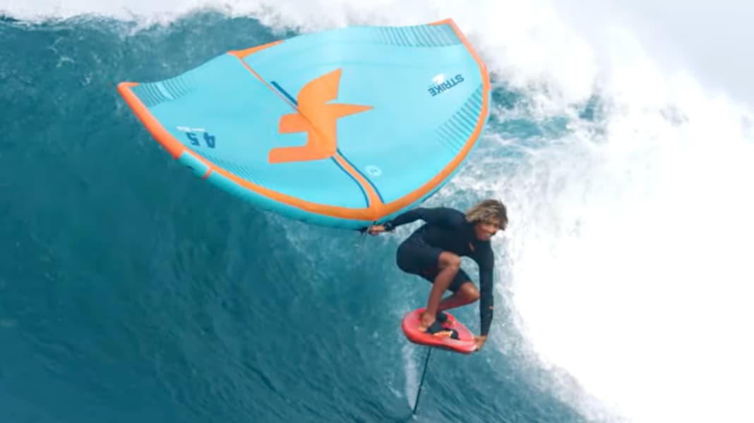 F-One Strike - Action clip with wave and freestyle