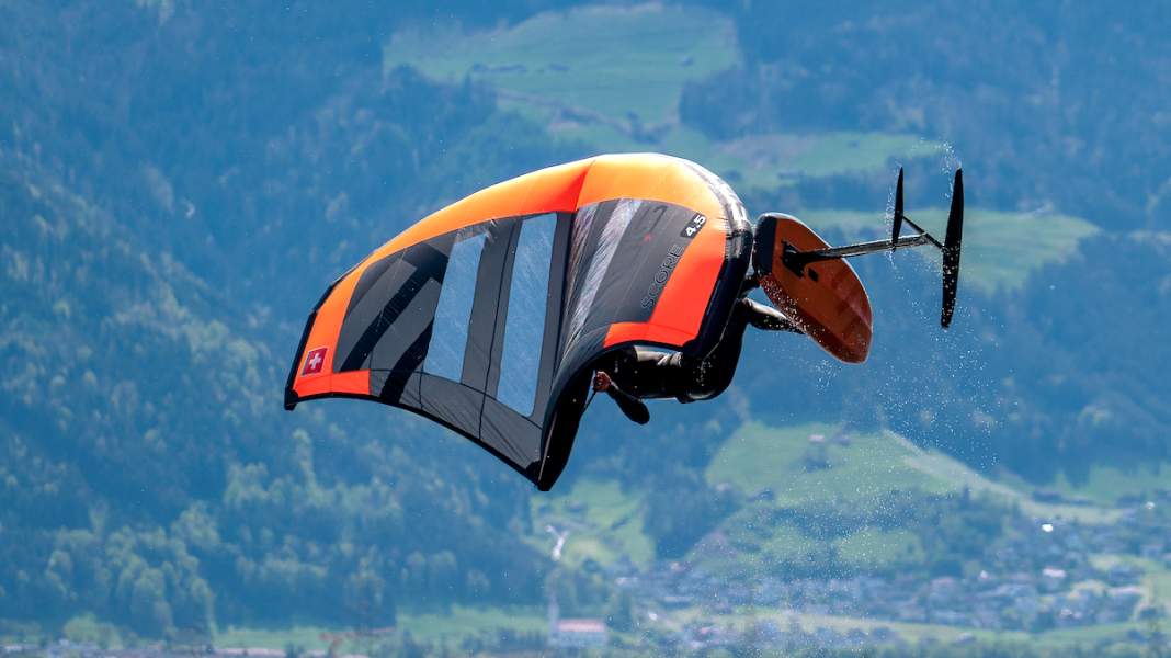 Wingfoil and windsurfing festival on Lake Silvaplana